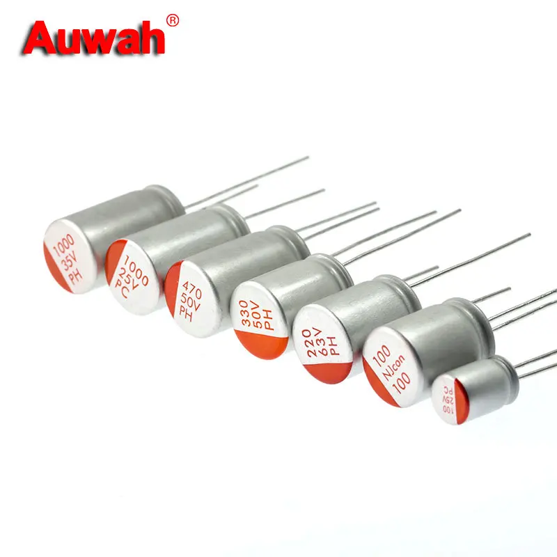 Polymer Capacitor 6.3V 10V 16V 25V 35V 50V 100V 4.7uF 10uF 22uF 33uF 47uF 68uF 100uF 220uF 270uF 330uF 470uF 1000uF 2200uF