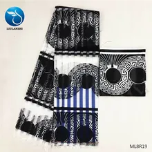 LIULANZHI нигерийские ленты ткани мода 4 ярдов органзы шелковой ленты с атласной ткани 2 яды для женщин платье ML8R17-ML8R31