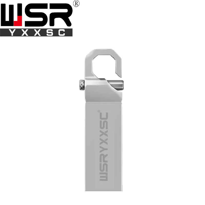 Металлический usb флеш-накопитель 32 Гб Водонепроницаемый 128 ГБ usb флеш-накопитель 16 Гб высокоскоростная карта памяти 64 Гб мини-флешка 8 ГБ 4 ГБ - Цвет: Silver