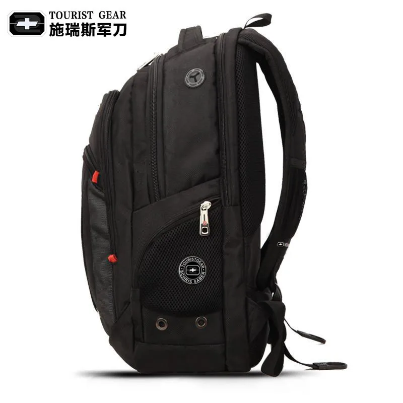 

Customizable Waterproof Large-Volume Backpack New Style Fashion Switzerland Cross Saber Business Travel Computer Bag