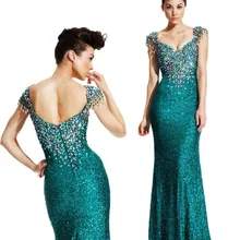 Vestidos De Festa длинные платья для выпускного вечера Vestido Longo Элегантные Вечерние Выпускные платья с блестками и кристаллами вечернее платье