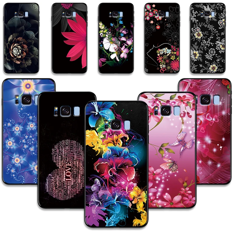Задняя крышка с цветком buling для samsung a 30s a40 s a30 чехол-бампер телефона силиконовый