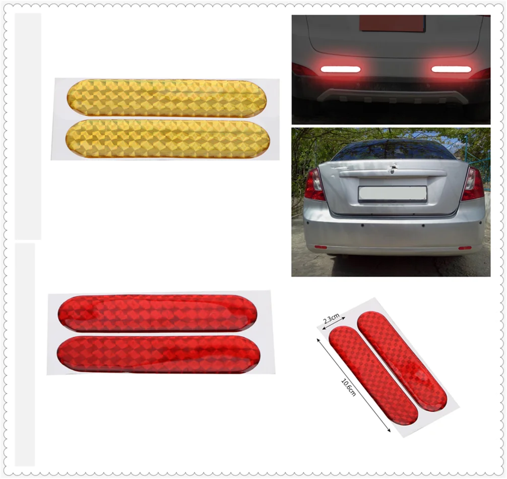 Светоотражающие наклейки для дверей и мотоциклов Ford SVT Reflex Freestar F150 Crown BF 4