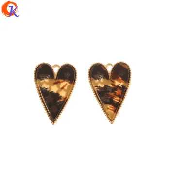 

Cordial Design 50Pcs 16*24MM Jewelry Accessories/DIY Making/Charms/Leopard Print Effect/Pendant/Hand Made/Earring Findings