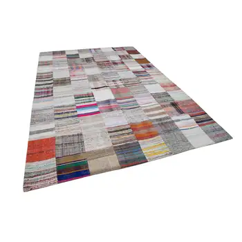 

241x358 Cm Multicolor Handmade Rugs Patchwork Rug-8x12 Ft