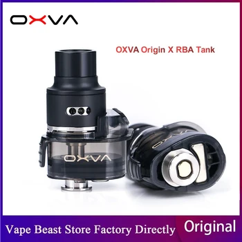 

New Original OXVA Origin X RBA Tank W/ 3ml Capacity Fit OXVA Origin X RBA Tank & Postless Deck For Dual Coil Building E-cig Tank