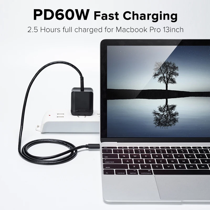 EECPT usb type-C кабель для USB C кабель PD 60 Вт Быстрая зарядка Quick Charge 4,0 type-C кабель для samsung S10 S9 Xiaomi MacBook Pro
