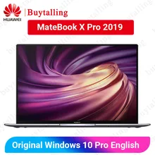 windows 10 профессиональный HUAWEI MateBook X Pro 13," ноутбук 8th Intel i5-8265U cpu MX 250 8 Гб LPDDR3 512 ГБ SSD