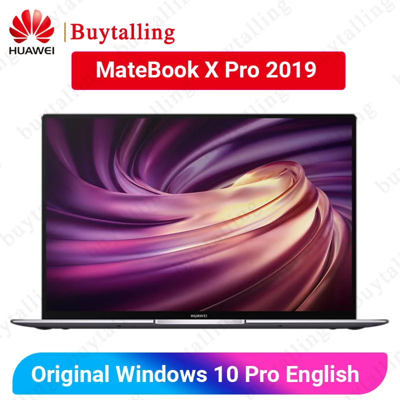 Оригинальный ноутбук HUAWEI MateBook X Pro 13 9 дюймов Intel Core i5 8265U 8 ГБ LPDDR3 512 SSD MX250 Windows 10 на