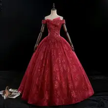 VESHJA DASMES Роскошные бальные платья, винтажное вечернее бальное платье с открытыми плечами, шикарные вечерние платья с блестками