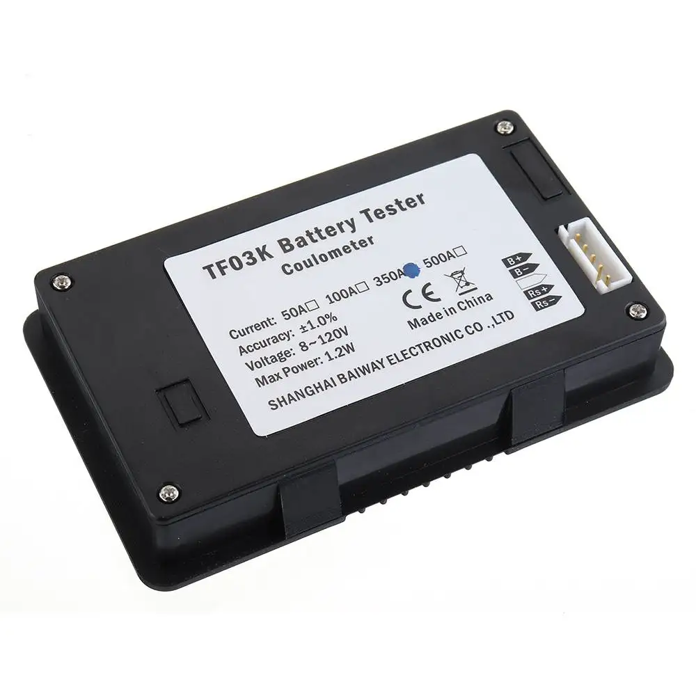 TF03K 100V350A Coulomb счетчик измеритель емкости батареи индикатор напряжения тока TTL232 литий-ионная кислота 1 м экранированный кабель
