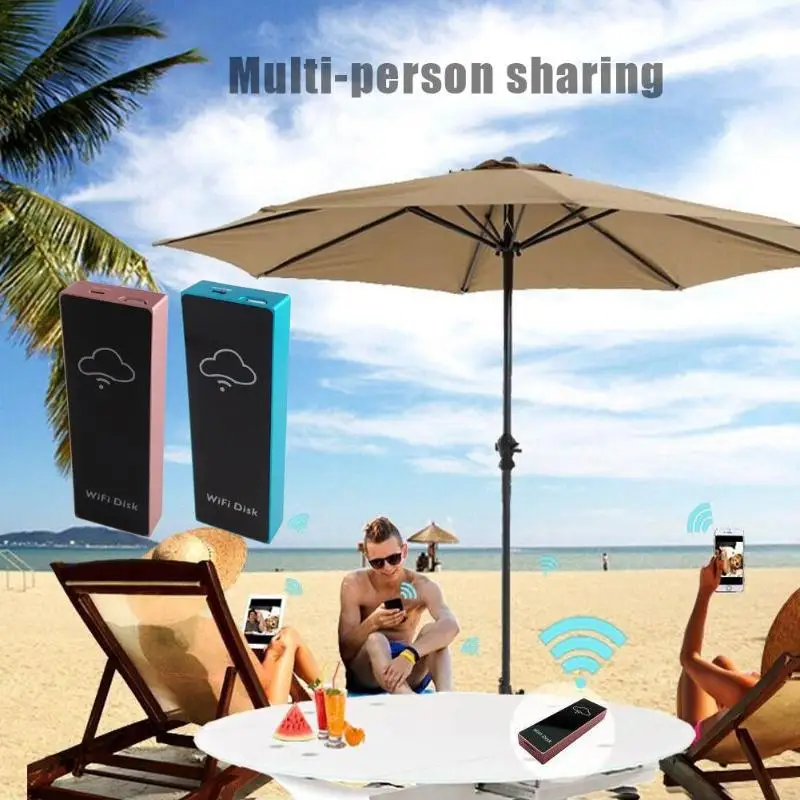 WiFi TF кард-ридер беспроводной доступ к файлам облачный ящик для хранения Портативный wi-fi-диск Поддержка видео аудио и фото просмотр Newst