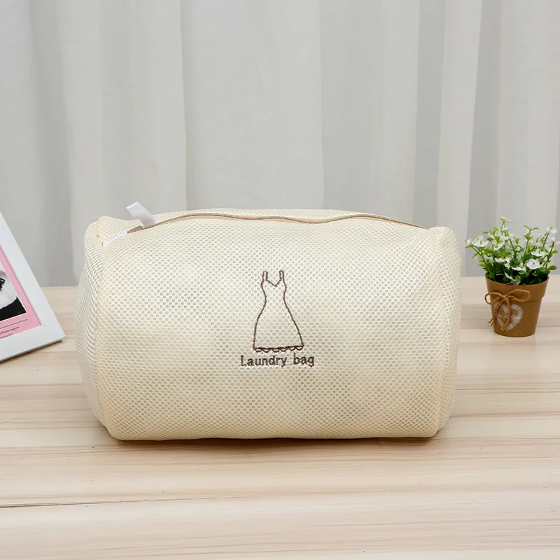 2021 Thick and Thin Mesh Laundry Bag Dirty Clothes Underwear Washing Bag Thickened Bra Washing Bag Polyester Mesh Bag Reusable 