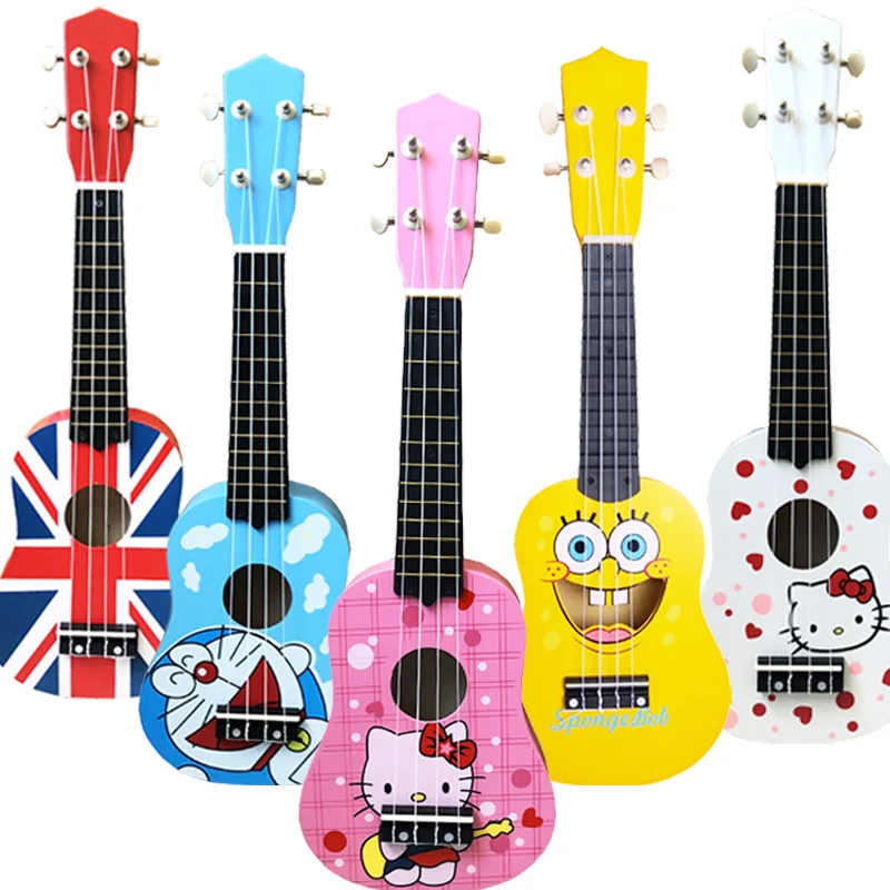 6 Cordes Jouet Guitare Instrument de Musique éducatifs pour Débutant Enfant Garcon Fille de 3 OVERWELL Guitare Enfant en Bois Ans 