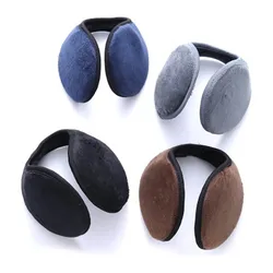 Inverno unissex homens e mulheres velo mais quente earmuff quente de pelúcia pano orelha muffs capa earwarmers orelha muffs earlap mais quente