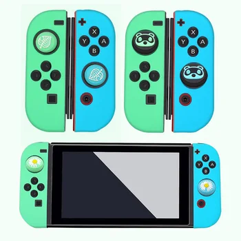 

Thumb Stick Grip Cap Animal Crossing Joystick Cover Skin For Nintendo Switch NS Joy-Con Nintend Joycon Controller Silicone Case