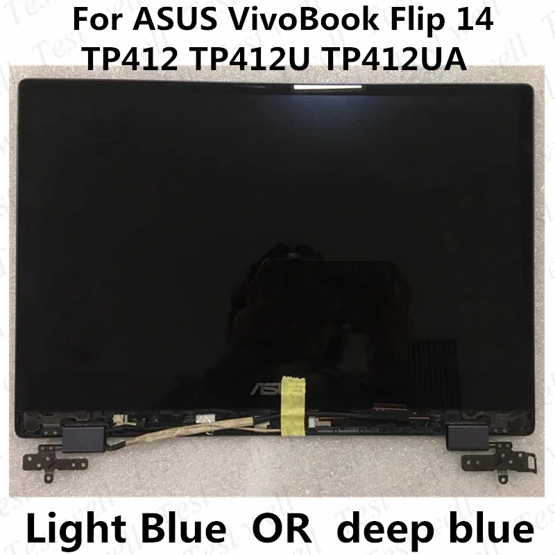 

Original 14'' For ASUS VivoBook Flip 14 TP412 TP412U TP412UA LCD display with touch digitizer Full assembly FHD 1920*1080