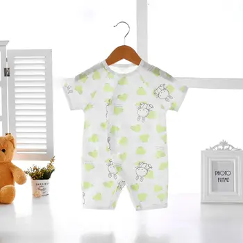 

Summer New Baby One-Piece Suit Baby Cotton Clothes Baby Short Sleeved Kazakhstan Summer Clothes Baby Romper Romper