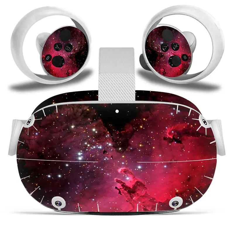 Sky design for Oculus Quest 2 VR Sticker Headset Virtual Reality Decals Protective PVC Skin for Oculus Quest 2 VR skin sticker 