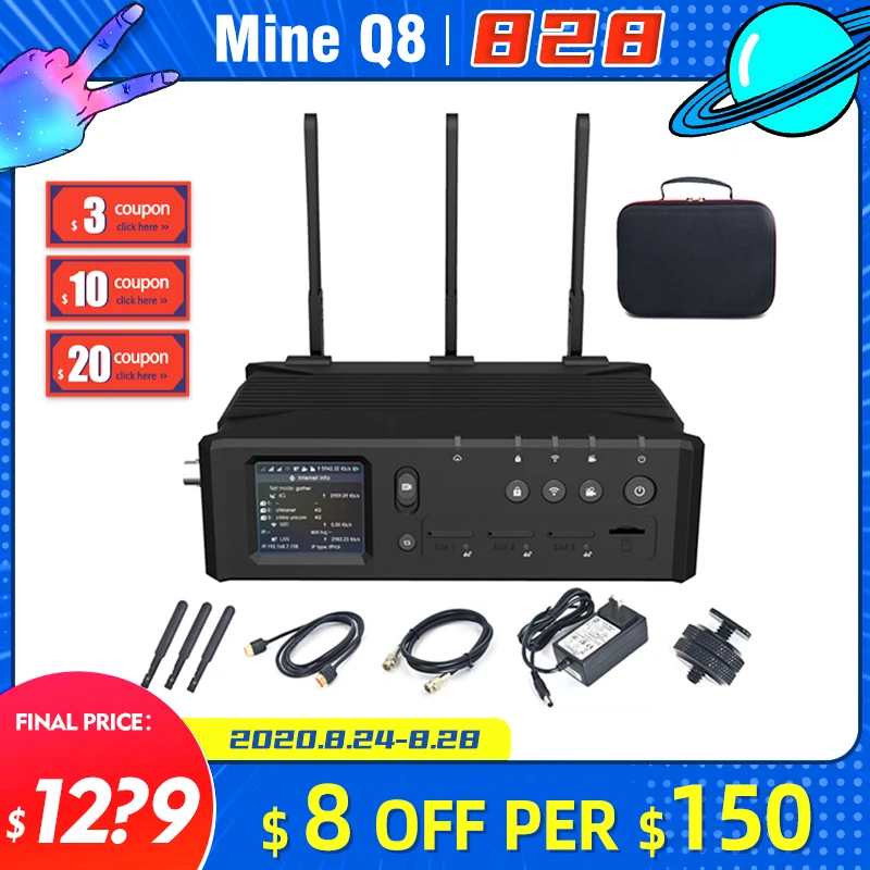 Видеокоммутатор H264/H265 + для HDMI/SDI 1080P Youtube Facebook|Аксессуары фотостудии| |