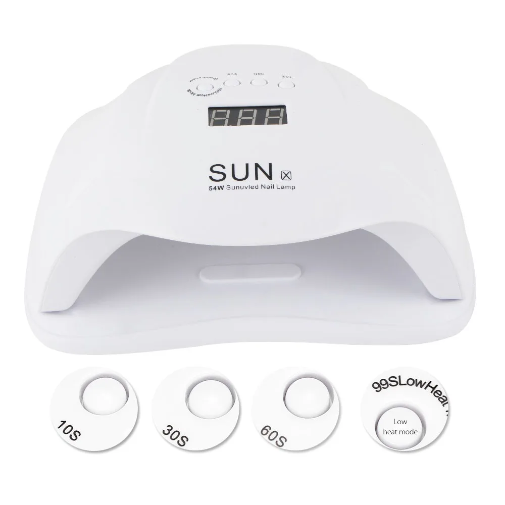72 Вт SUNX Plus УФ светодиодный светильник для ногтей Сушилка ледяная лампа от солнца