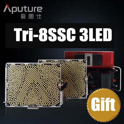 Aputure Amaran Tri-8SS Tri-8C 2 Tri-8S светодиодный видео светильник цветовая температура с 2 шт NP F970 батарея 2300 k-6800 K Easy Box V mount