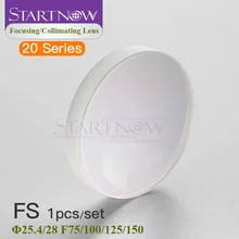 1 шт./компл. кварцевые D20 24 25,4 28 F75 100 125 150 200 мм 1064nm Волоконно лазерная коллиматорный фокус объектива для лазерной резки сварочный аппарат