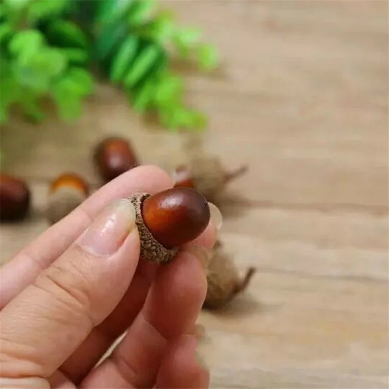 

Emulated acorn simulation nut chestnut home holiday party decoration Christmas Day ornament prop
