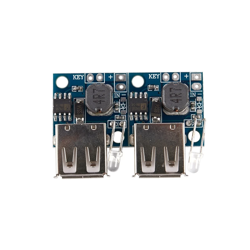 AAAE Top-2pcs Mini DC 3 В до 5 2A USB выход повышающий зарядный Модуль батарея конвертер для