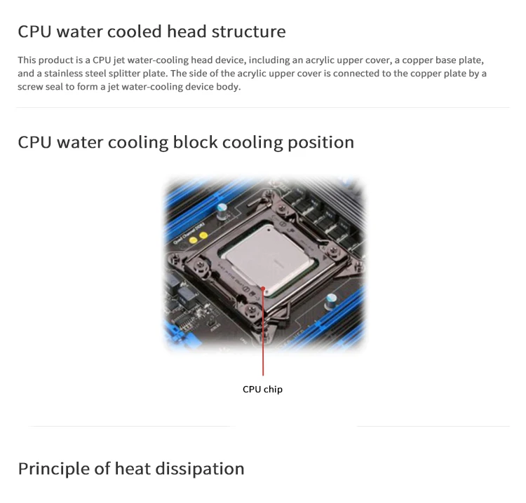 Bykski cpu водяной блок для AMD/Intel LGA-115x LGA-2011 RBW(5 В) 0,5 мм микро водный охладитель воды жидкостного охлаждения