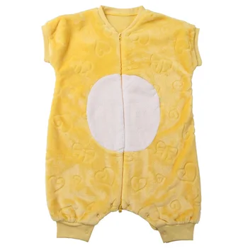 

Baby Sleeping Bag Cute Sleep Sack For Newborn velvet Infant Clothes style sleeping bags short Sleeve Romper for 0-12-24Month