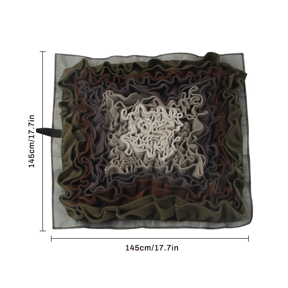 45x45cm Коврик для собак с нюханием, коврик для обучения еде, игровой коврик для собак, коврик для снятия стресса - Цвет: 45x45cm