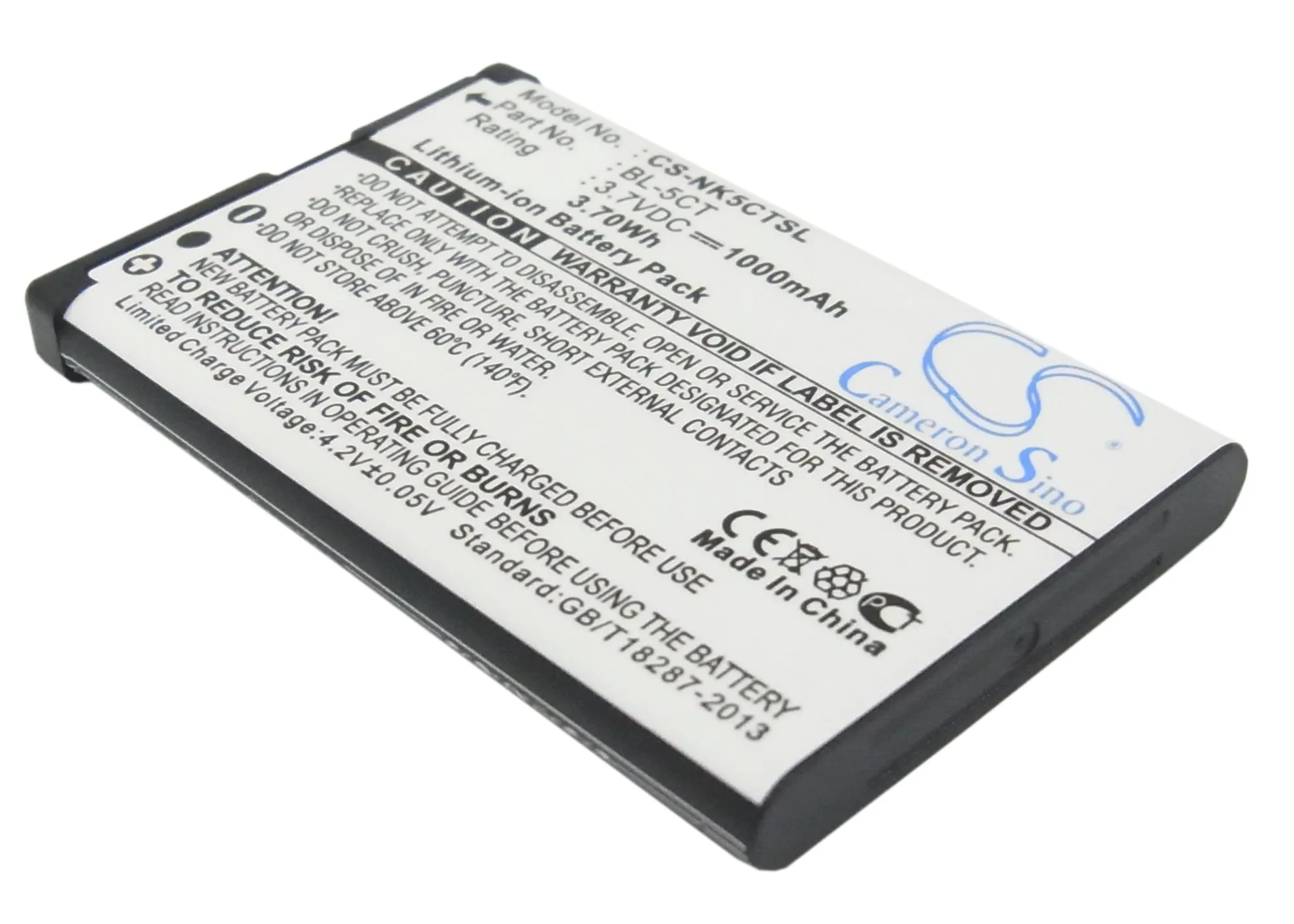 Cameronsino Per Nokia 5220 5220 Xpressmusic 5630 6303 6303 6303 Classic Illuvial 6303I 6700 6730 6730 C3-01 C5 Batteria