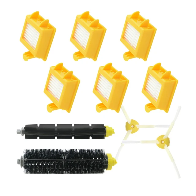 Repuesto para batería iRobot Roomba serie 700 y cepillo de cerdas - El kit  incluye 1 batería y 1 cepillo de cerdas