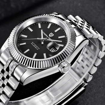 

PAGANI DESIGN All Steel Waterproof Men Mechanical Wristwatch Japan NH35A Movement Automatic Watch Luxury Business Mens Watches
