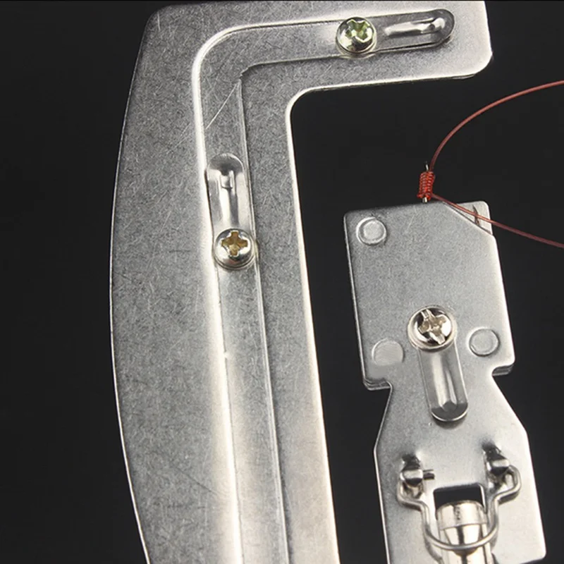 1Pc New Stainless Steel Semi Automatic Fishing Hook Line Tier Tie Binding Device Tool Fishing Accessories