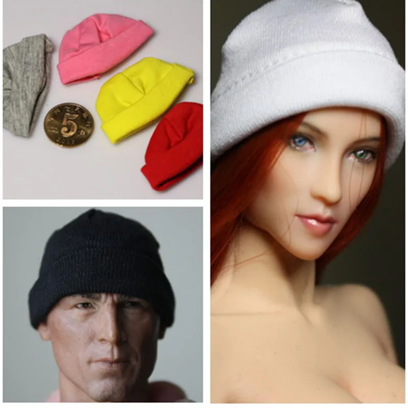 

Variety of Colors 1/6 Fashion Knit Hat for Men and Women Soldiers 12 Inches Action Fiture Accessories In Stock