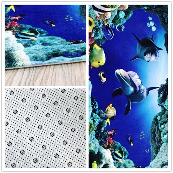 

Hot Printed Pattern Shower Curtain 12 Hooks Bath Decoration Pedestal Rug Lid Toilet Cover Mat Bath Mat Set Bathroom Curtains