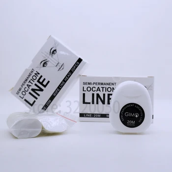 

Semi-permanent location line with wipe line head wire for microblading marking pre-inked mapping thread tattoo accessories set