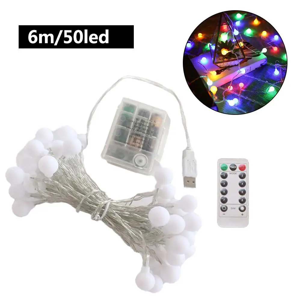Usb 50/100 светодиодный гирлянда-гирлянда, гирлянда, подсветка, гирлянда, водонепроницаемая, Рождественская, уличная, дистанционное управление, свадебное освещение