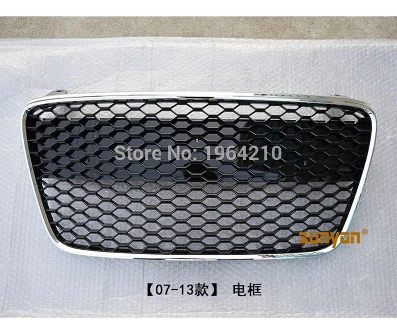 Для Audi R8 2013 ABS пластик RS Стиль решетка изменить Передние решетки передний центр решетки радиатора автомобильные аксессуары