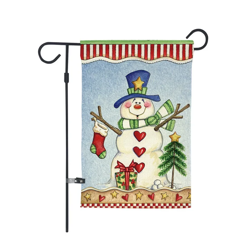 30*45 см рождественские Висячие флаги баннеры Санта Клаус Снеговик оконная подвеска Наклейка на стену новогодние вечерние украшения DIY - Цвет: 07
