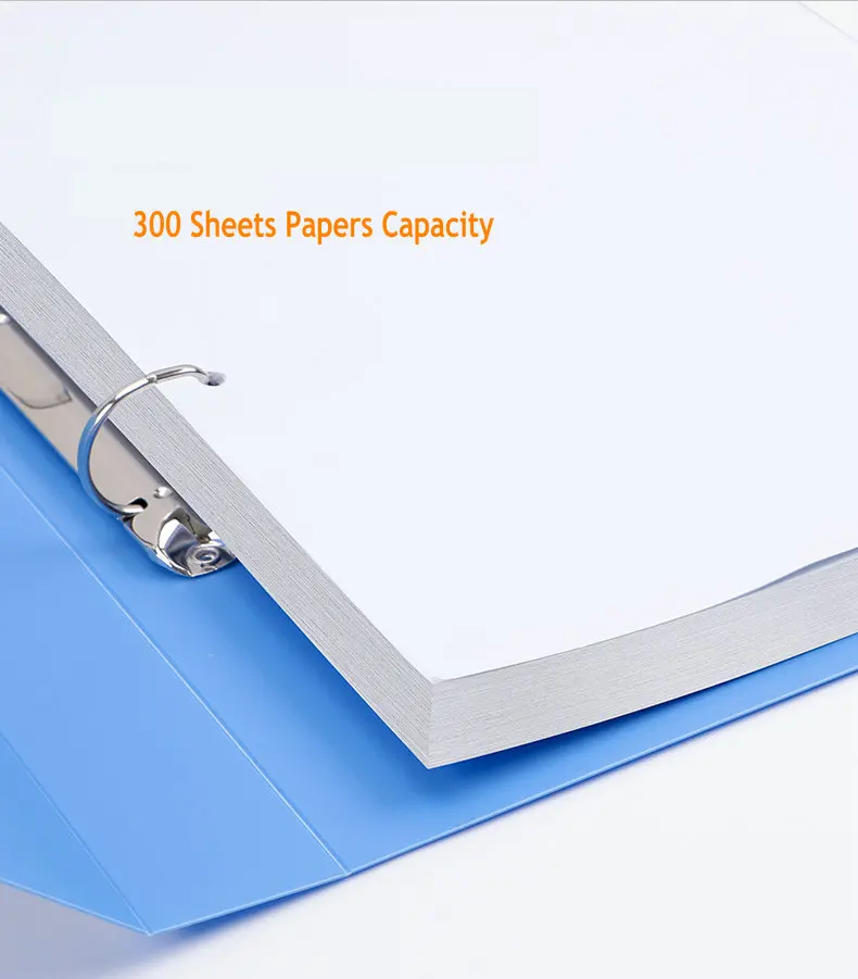 2PCS A4 Ring Binder Folder Office Paper Organizer File Folder A4 Folder Binder