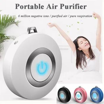 

Usb Portable Wearable Air Purifier, Personal Mini Air Necklace Negative Ion Air Freshener - No Radiation Low Noise For Adult