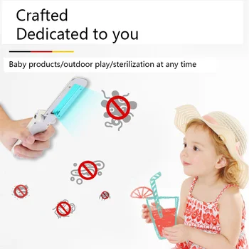 

UV Sterilization lamp Portable folding Disinfection Lamp Home Room LED Ultraviolet Germicidal Bacterial Disinfect Virus Lights