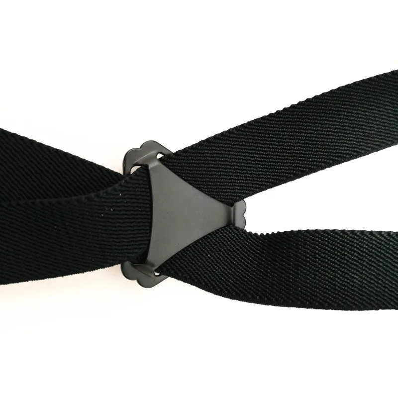 Черный 4 крюк эластичная подвеска ремень мужской и wo мужской плечевой ремень повседневный X Тип черный четыре крючка задняя полоса пропускания 2 см