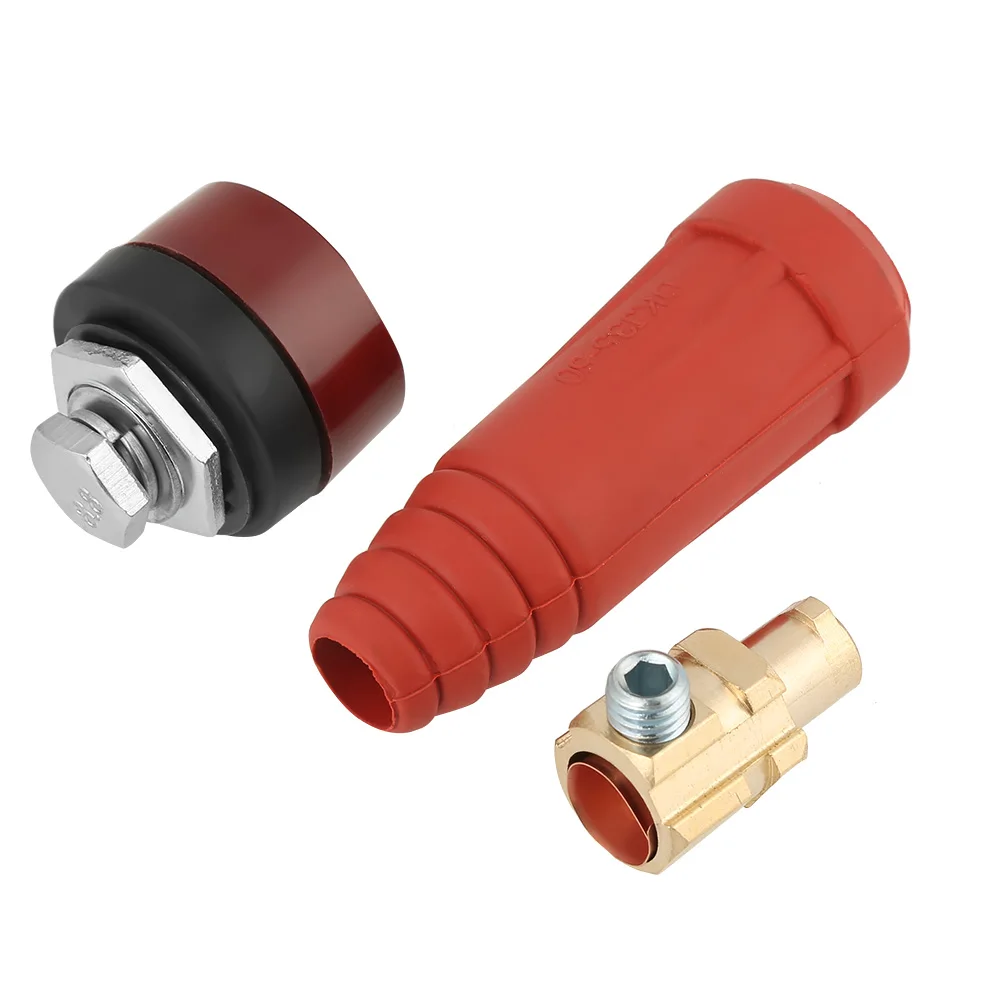 

1pc/Set DKJ35-50 Quick Fitting Cable Connector Plug With Socket For Welding Machine Welding Machine Cable Connector Plug Adaptor