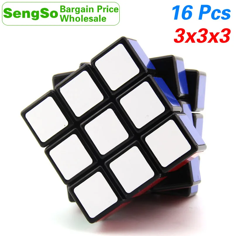 ShengShou Wind 3x3x3 кубик руб SengSo 3x3 оптом набор много 16PCS профессиональный Скорость куб головоломки антистресс Непоседа игрушки для мальчиков
