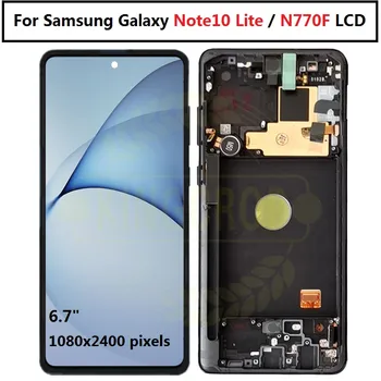 

For Samsung Galaxy Note 10 lite Lcd N770F/DS N770F/DSM with Frame Display Touch Screen Digitizer For Samsung note10 lite N770