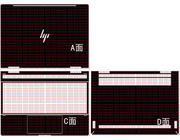 Carbon Laptop Skin Sticker Decal for HP Spectre x360 13 ae005na ae004 AE012DX ae001ng ae039ng ae003 ae047ng ae050ca ae015ca | Компьютеры и